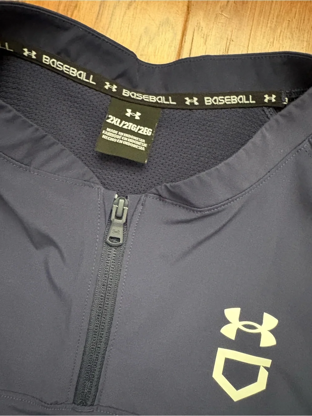Under Armour Men's Utility Short Sleeve Cage Jacket 2XL Midnight Navy